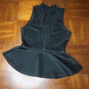 Black Peplum Top